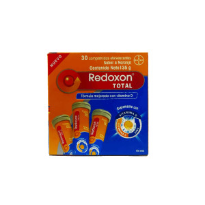 REDOXON TOTAL CAJA CON 3 FRASCOS C/U X 10 TABLETAS EFERVESCENTES  